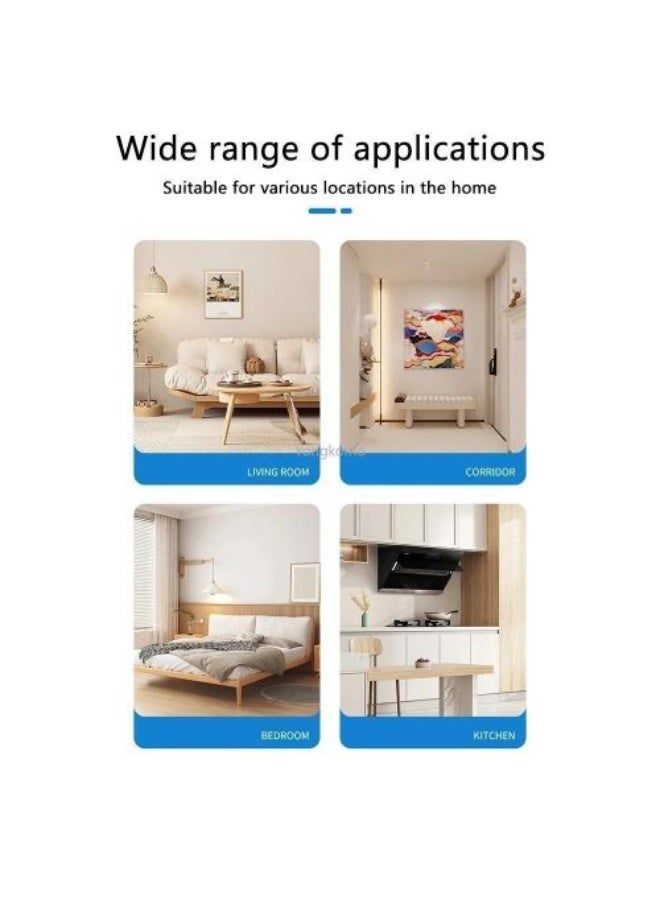 حامل مصباح بمستشعر حركة PIR وقاعدة E27 للاستخدام الداخلي مع ضبط الوقت والضوء ‎ - Image 5